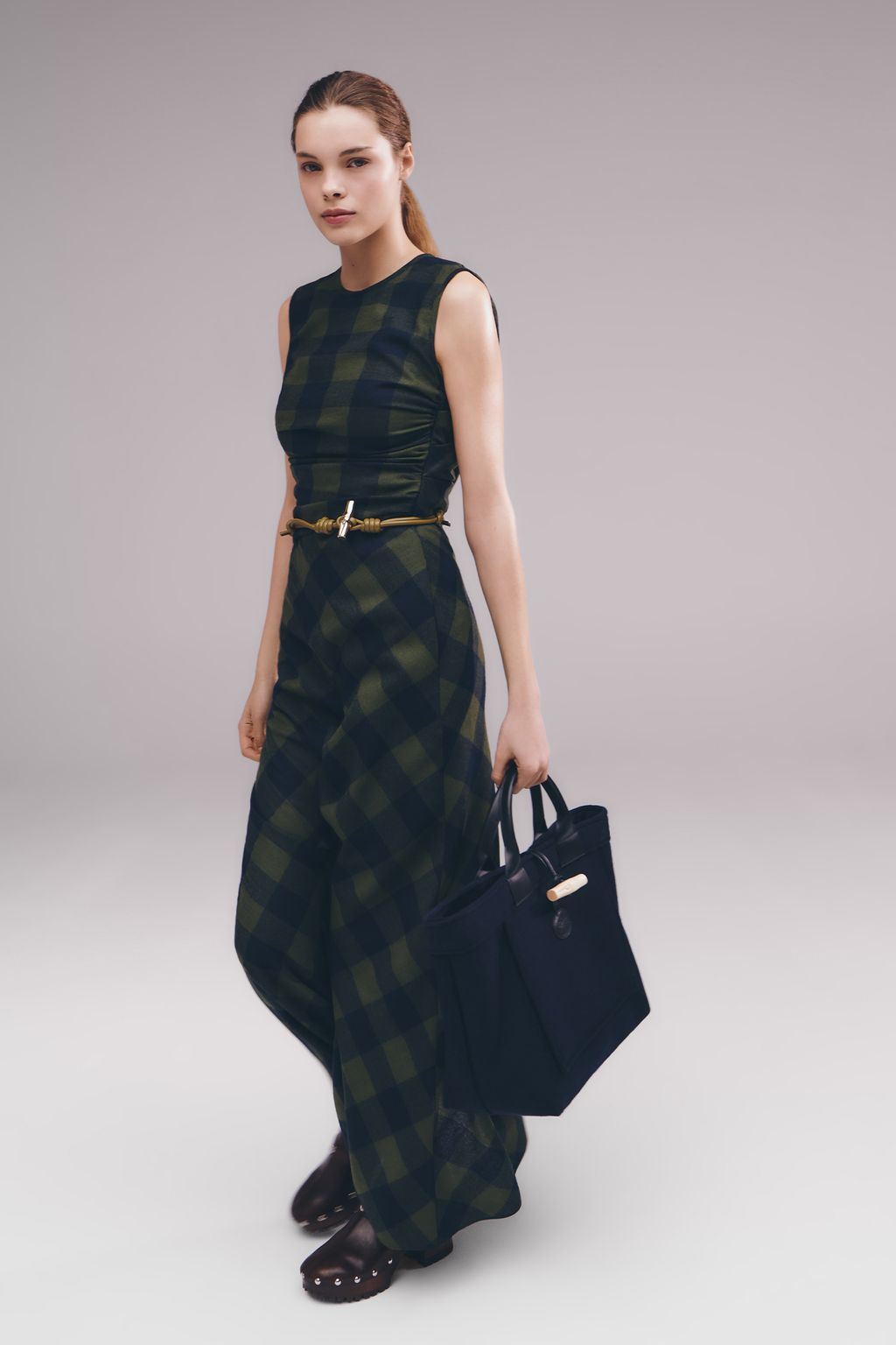 Fashion Week Paris Fall/Winter 2025 look 50 from the Longchamp collection womenswear