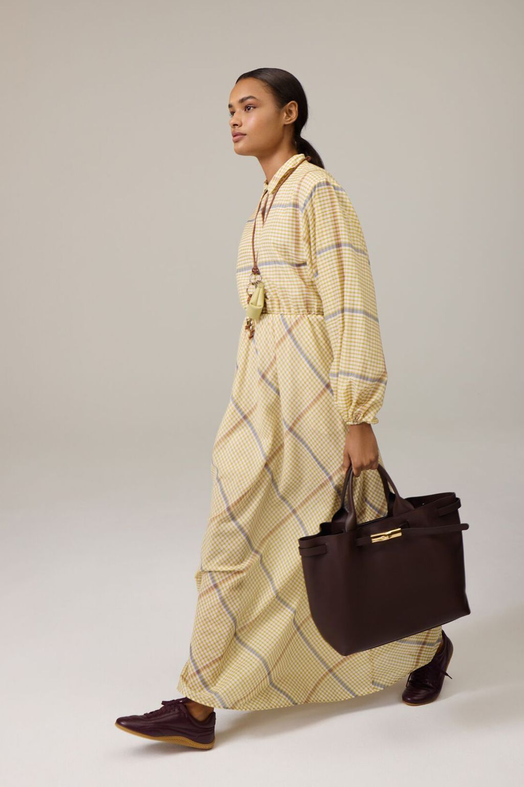 Fashion Week Paris Spring/Summer 2026 look 4 from the Longchamp collection womenswear
