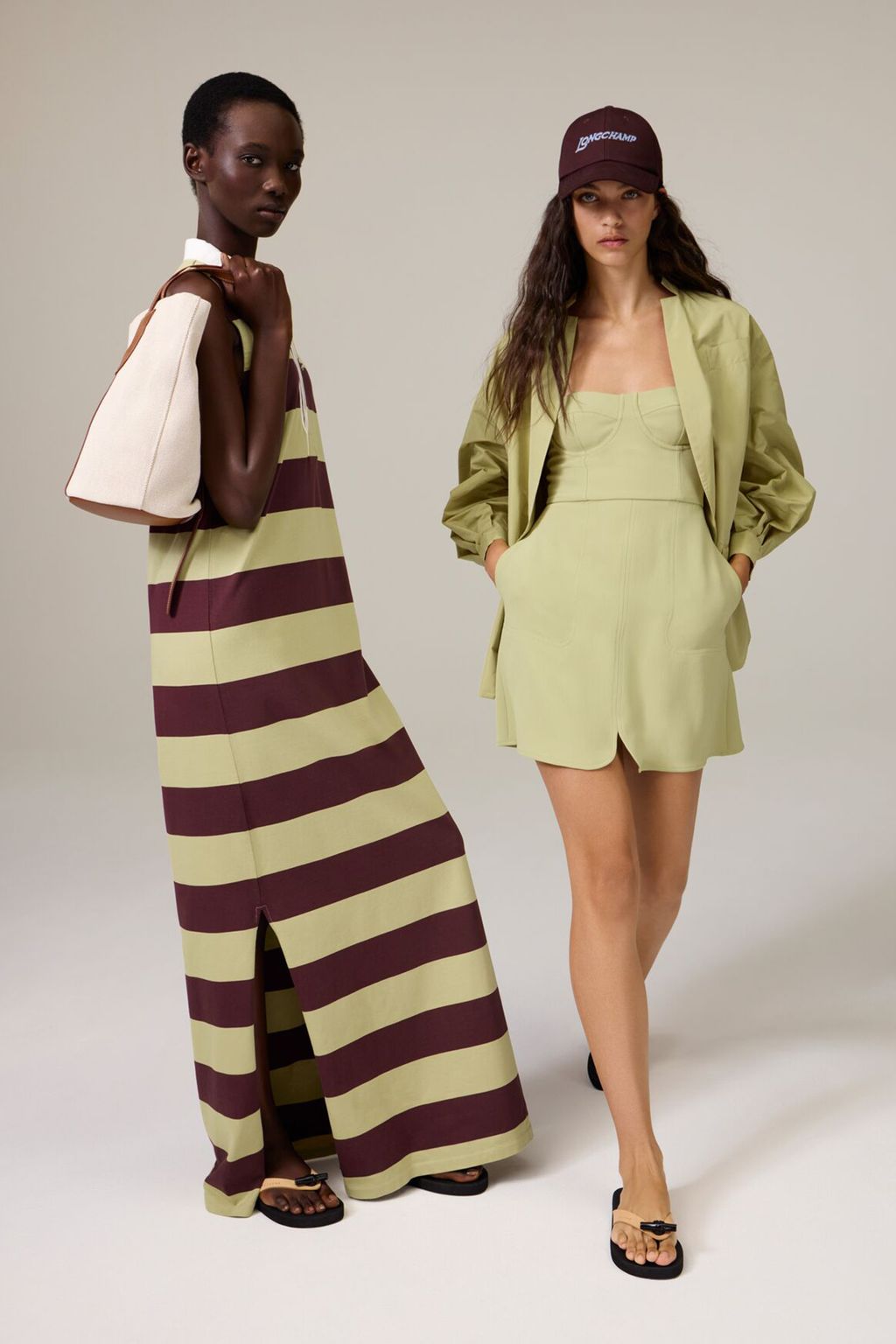 Fashion Week Paris Spring/Summer 2026 look 9 from the Longchamp collection womenswear