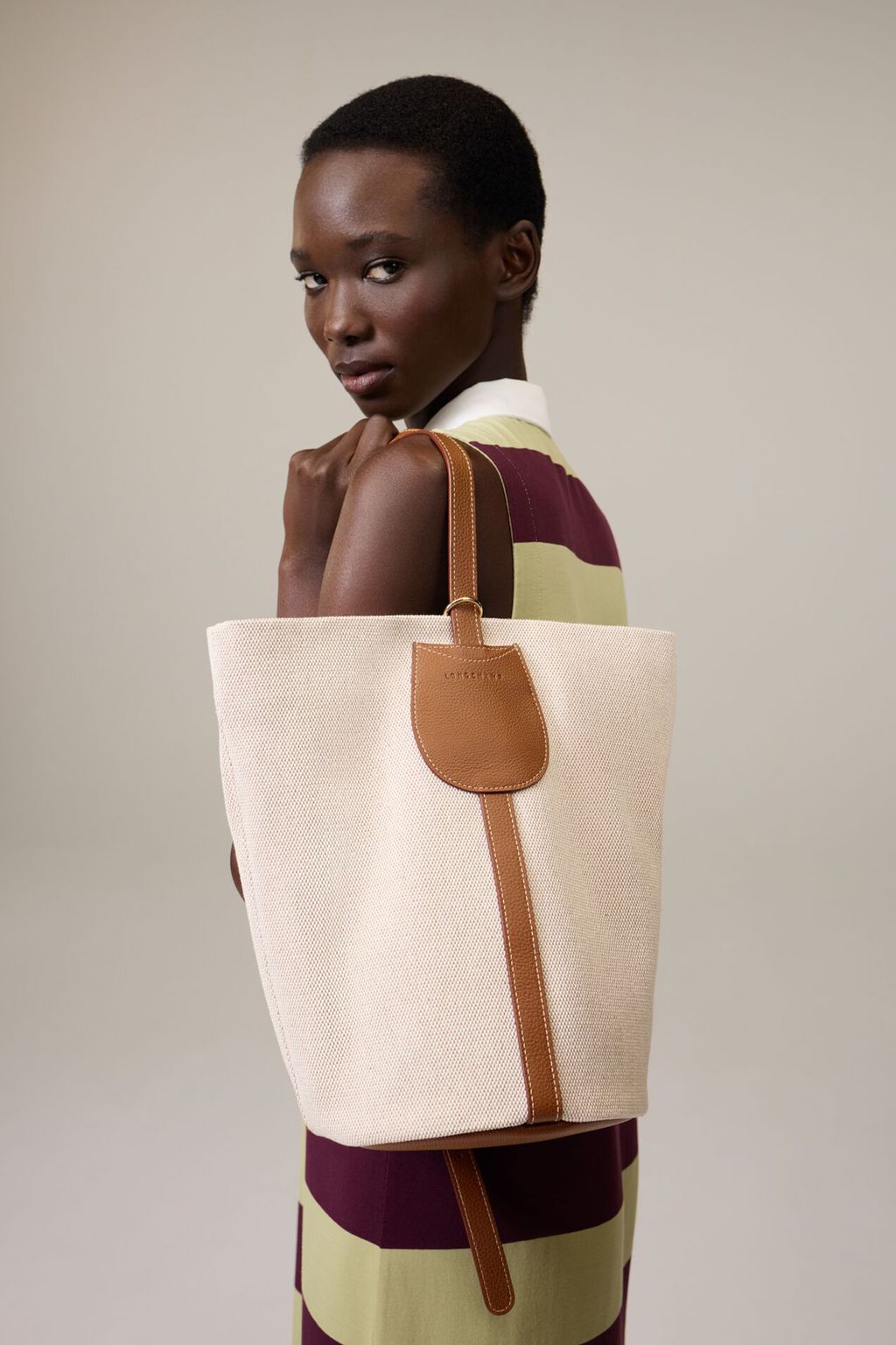 Fashion Week Paris Spring/Summer 2026 look 10 de la collection Longchamp womenswear