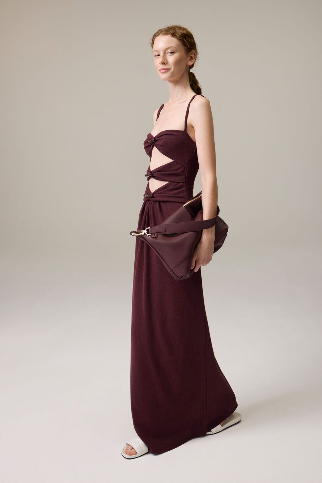 Fashion Week Paris Spring/Summer 2026 look 12 de la collection Longchamp womenswear