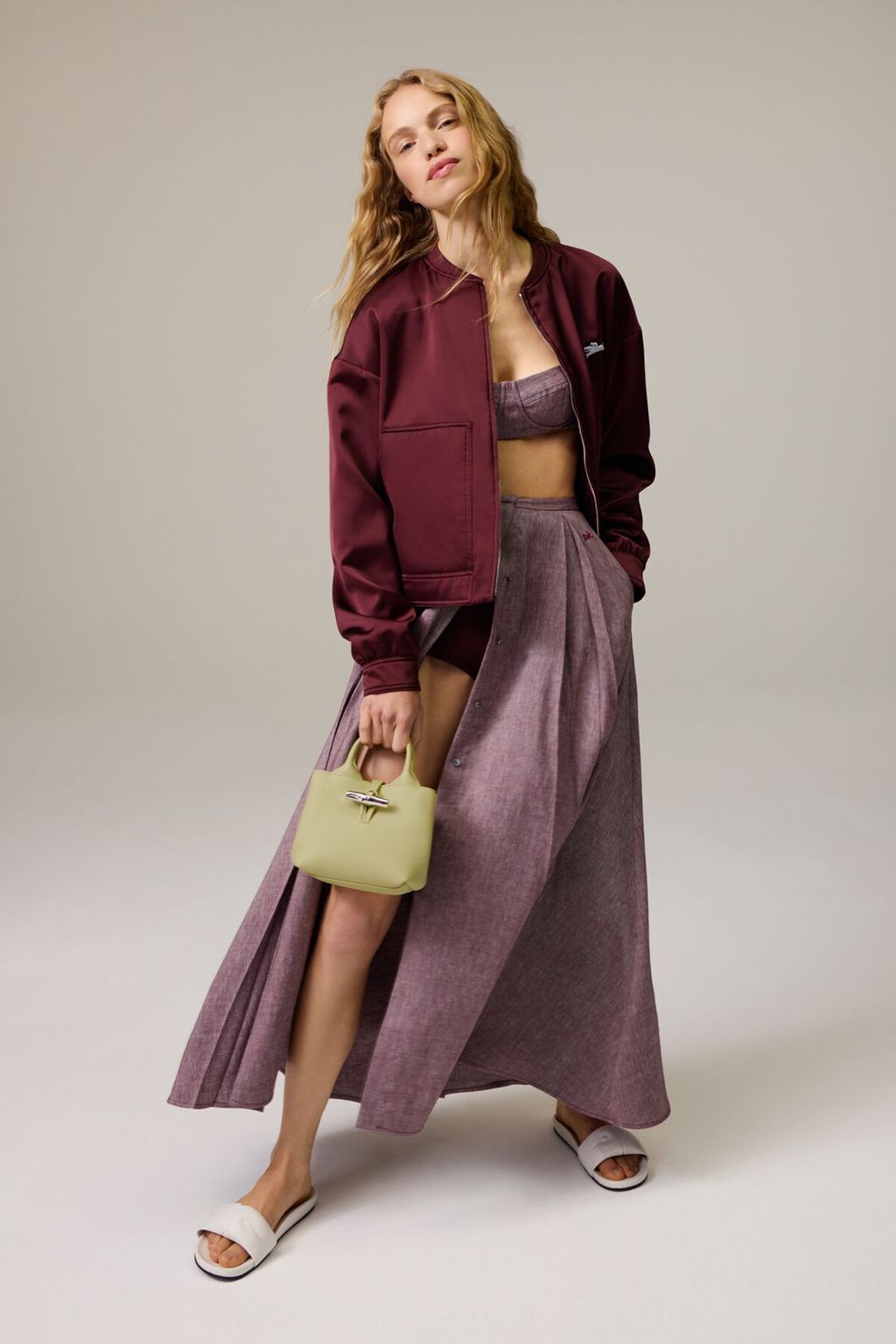 Fashion Week Paris Spring/Summer 2026 look 17 from the Longchamp collection womenswear