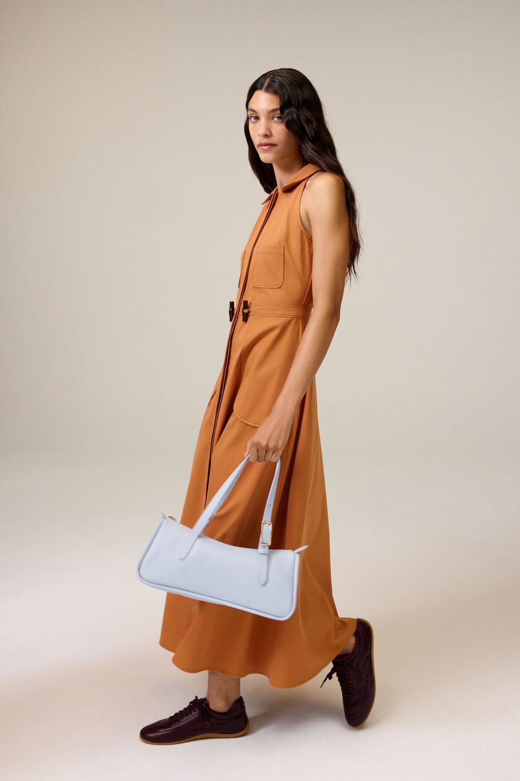 Fashion Week Paris Spring/Summer 2026 look 27 from the Longchamp collection womenswear