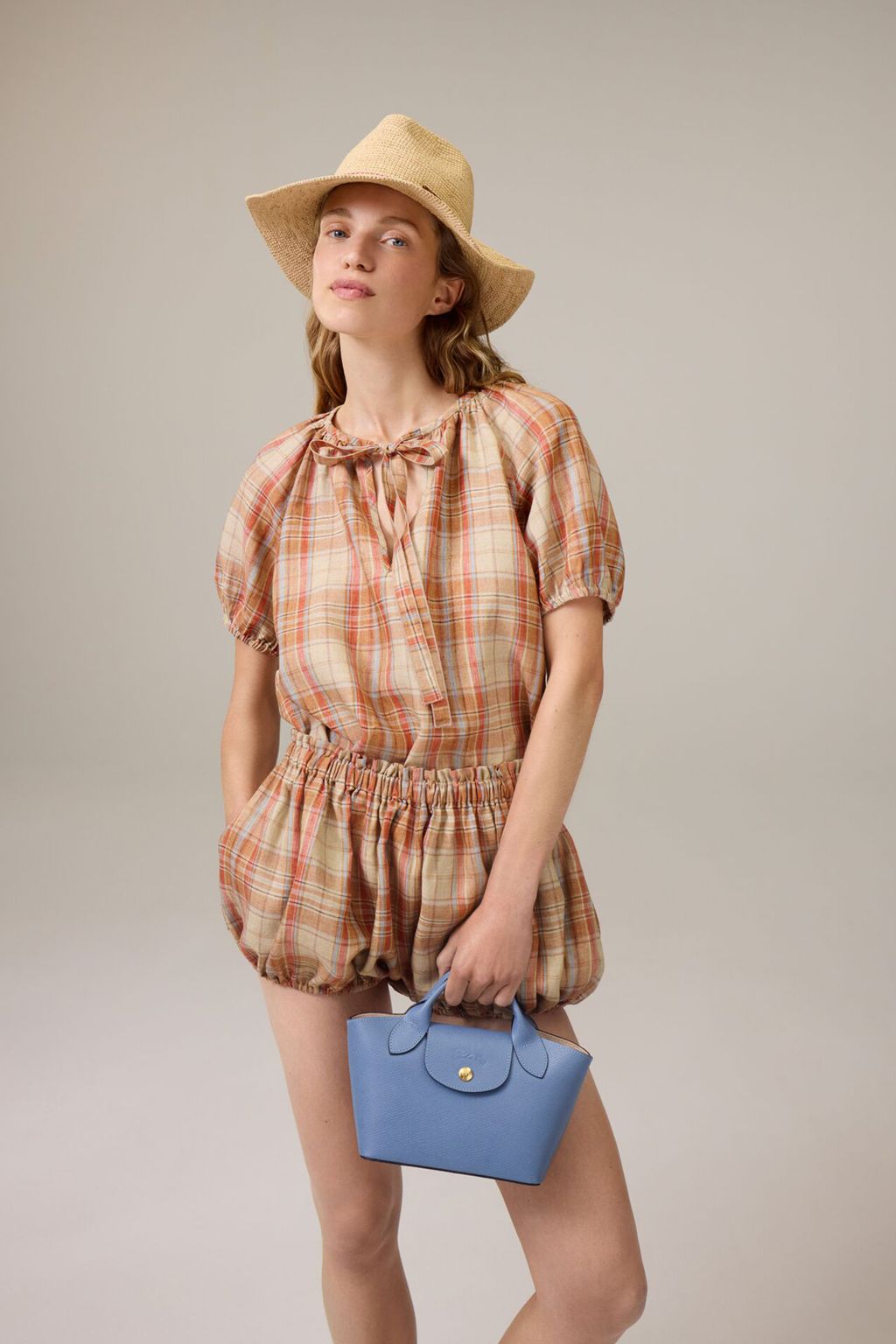 Fashion Week Paris Spring/Summer 2026 look 28 from the Longchamp collection womenswear