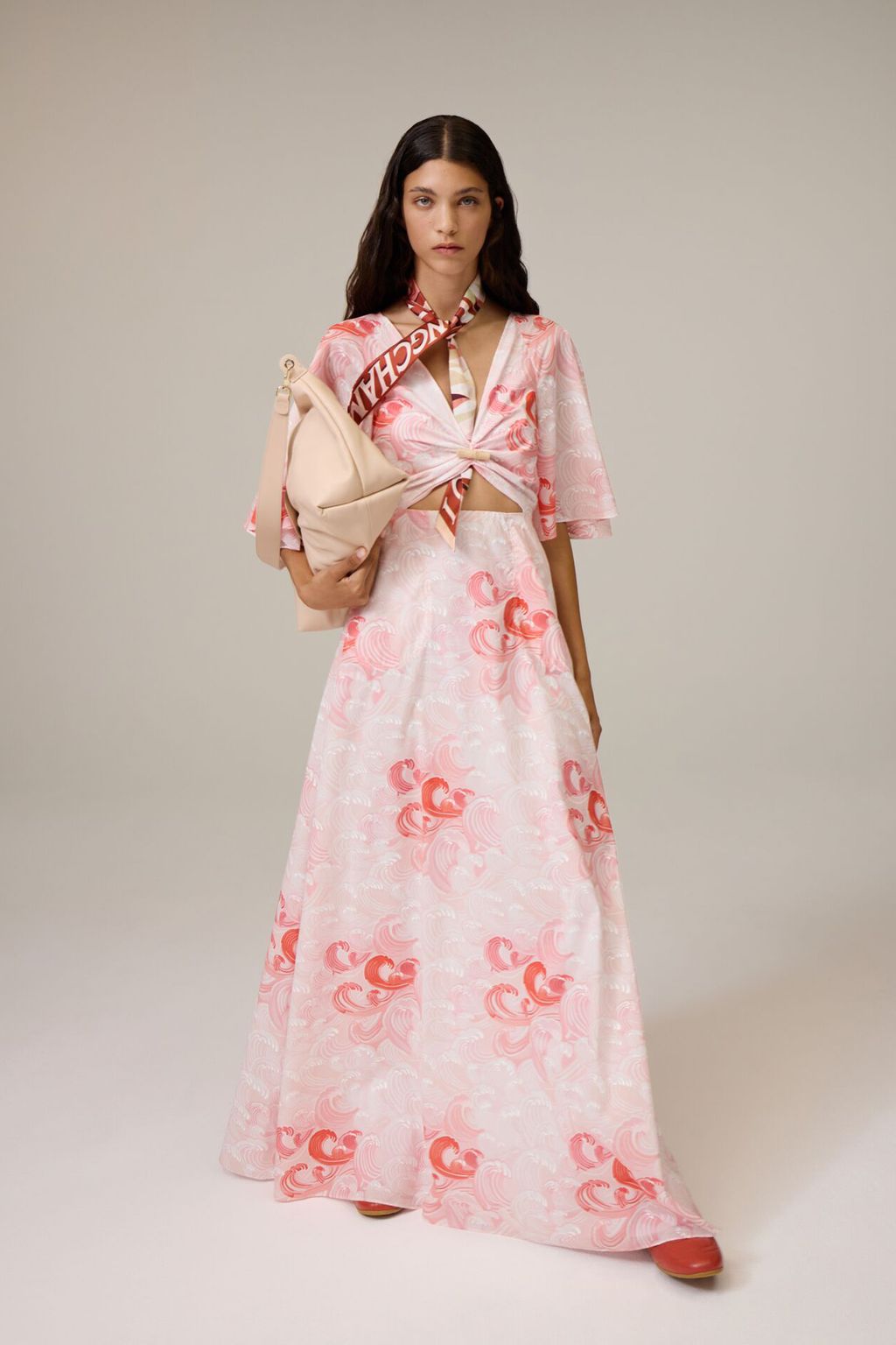 Fashion Week Paris Spring/Summer 2026 look 40 de la collection Longchamp womenswear