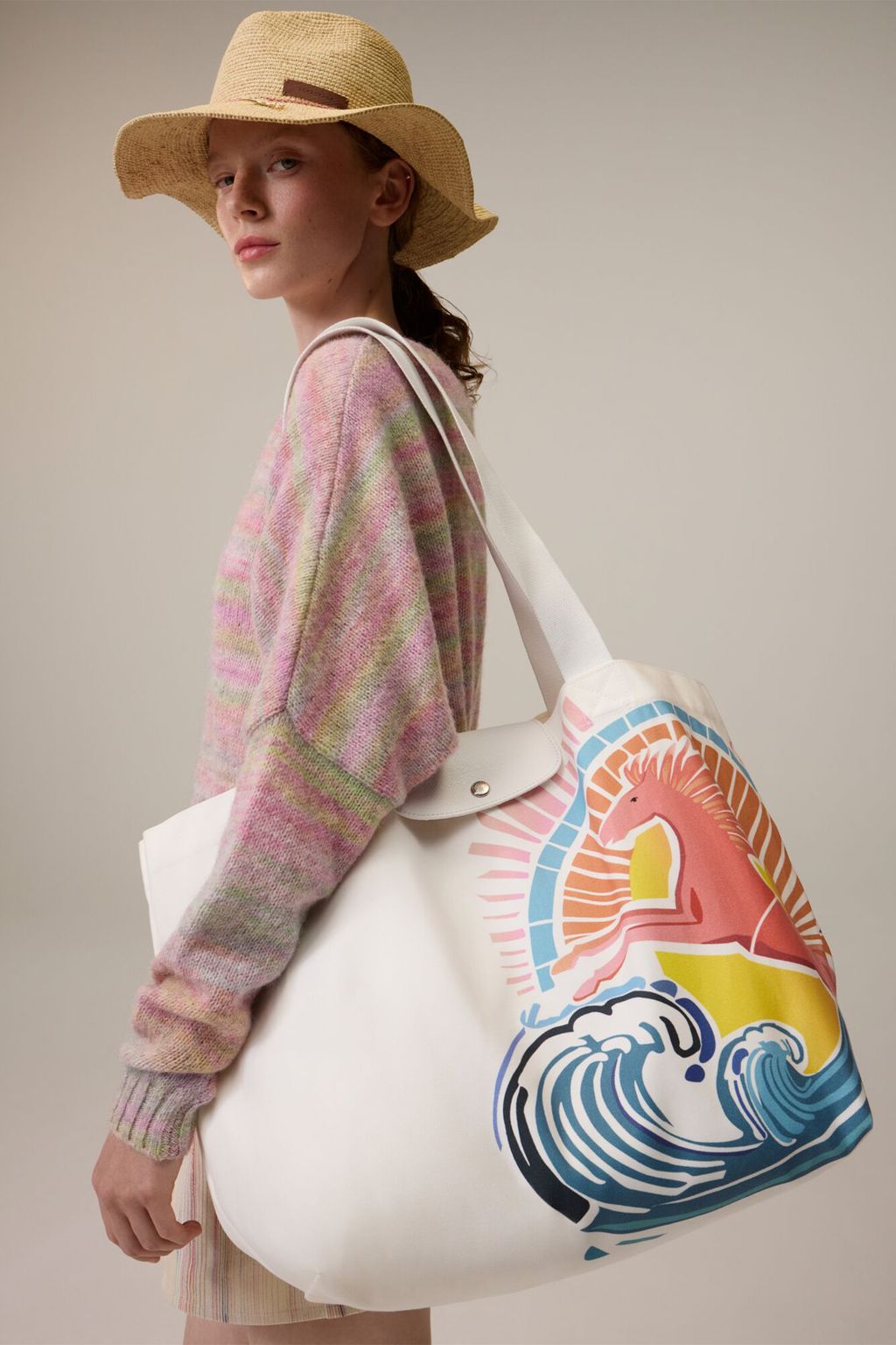 Fashion Week Paris Spring/Summer 2026 look 42 from the Longchamp collection womenswear