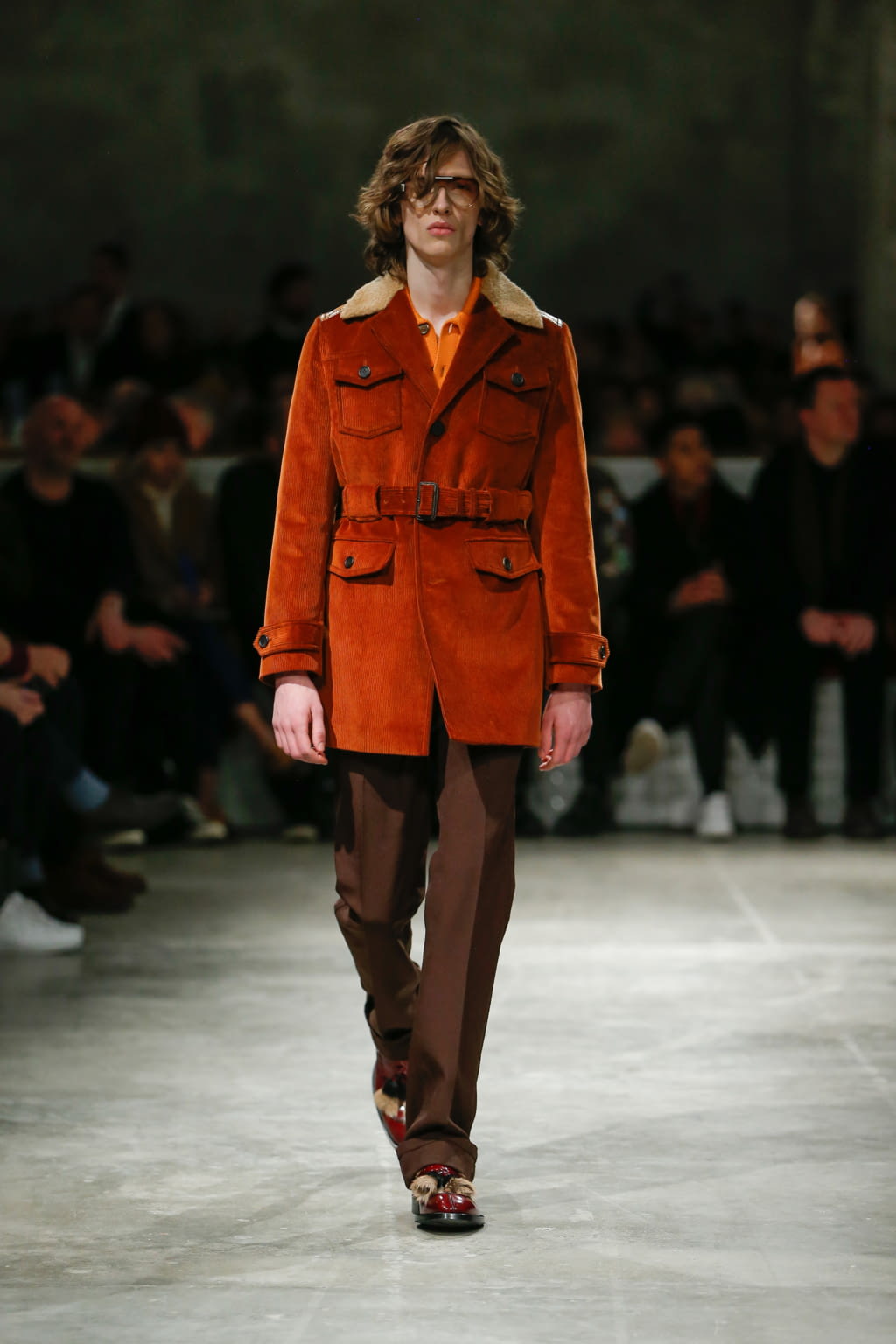 Fashion Week Milan Fall/Winter 2017 look 14 from the Prada collection 男装