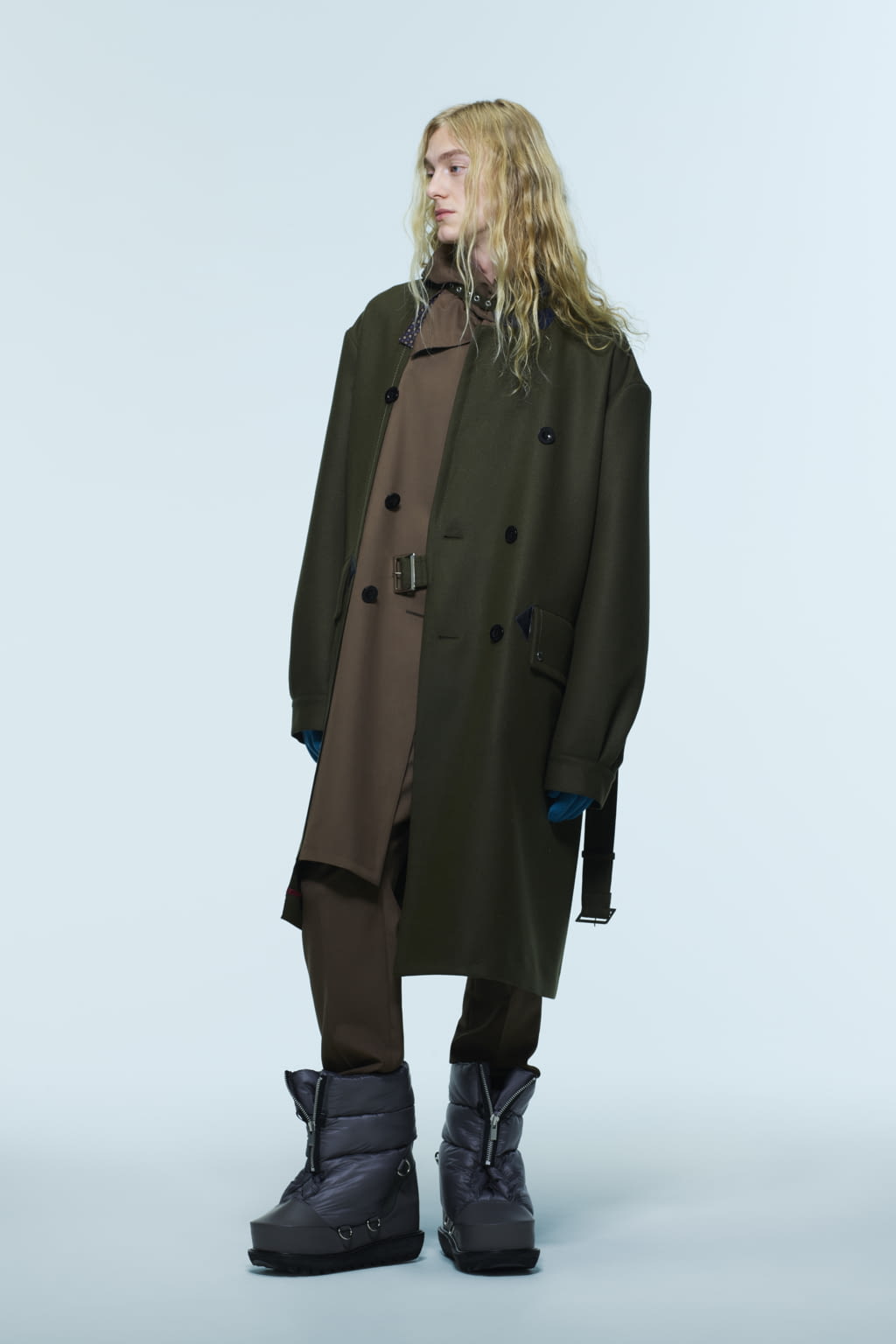 Fashion Week Paris Pre-Fall 2022 look 15 from the Sacai collection 男装