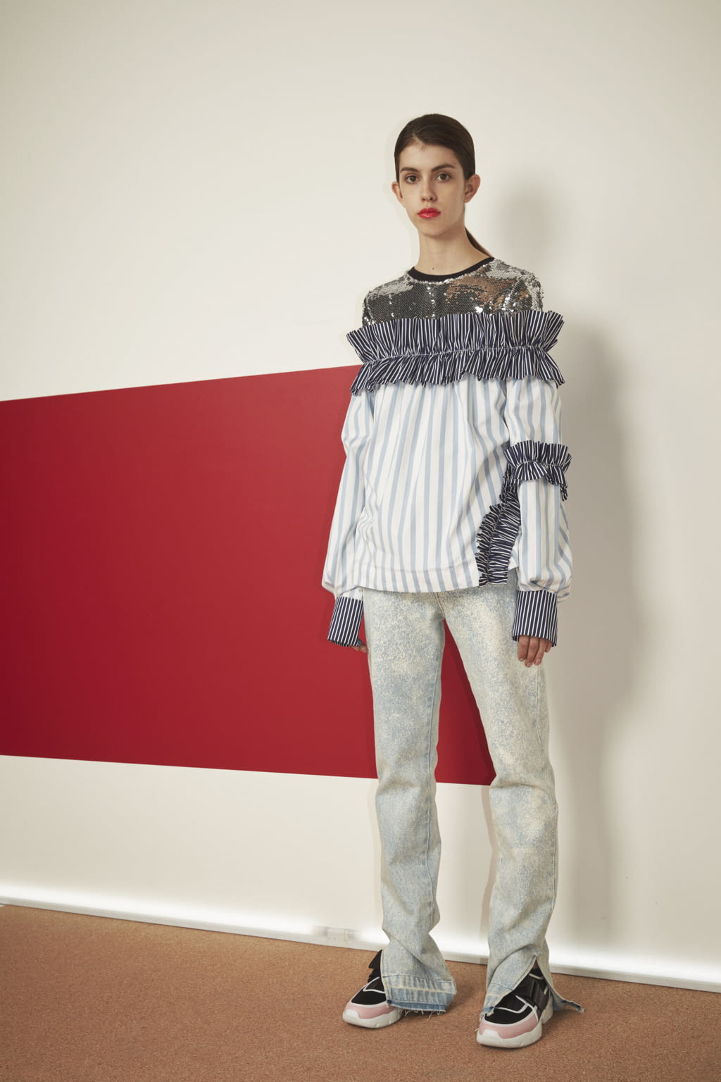 Fashion Week Milan Resort 2017 look 15 from the MSGM collection 女装