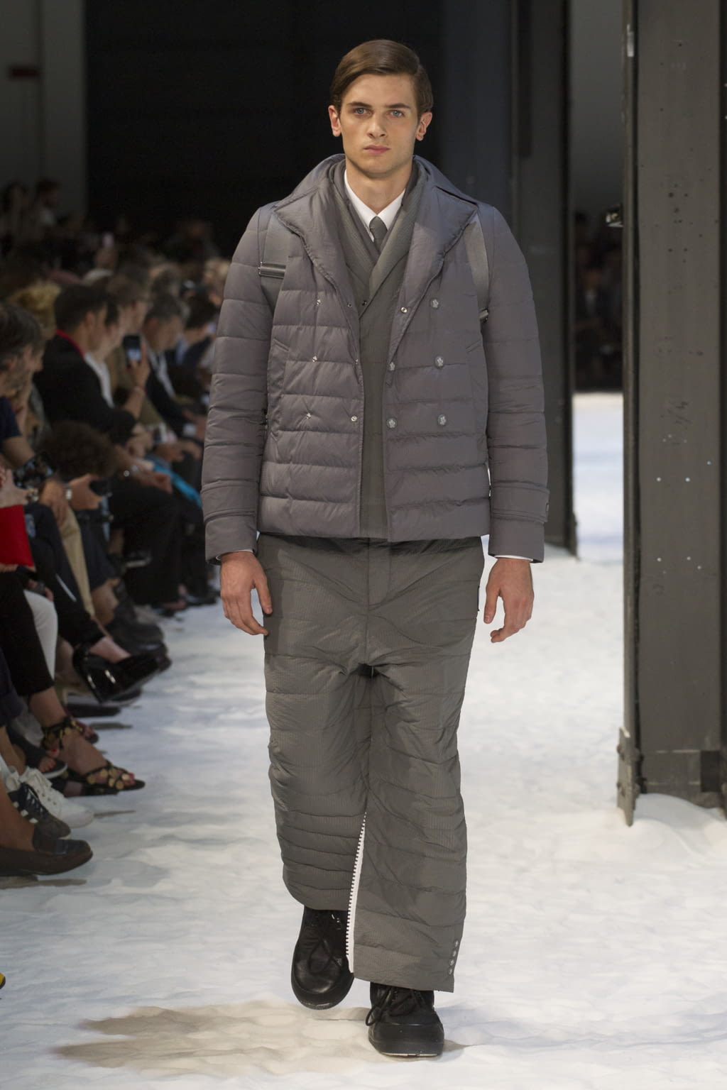 Fashion Week Milan Spring/Summer 2018 look 15 from the Moncler Gamme Bleu collection menswear