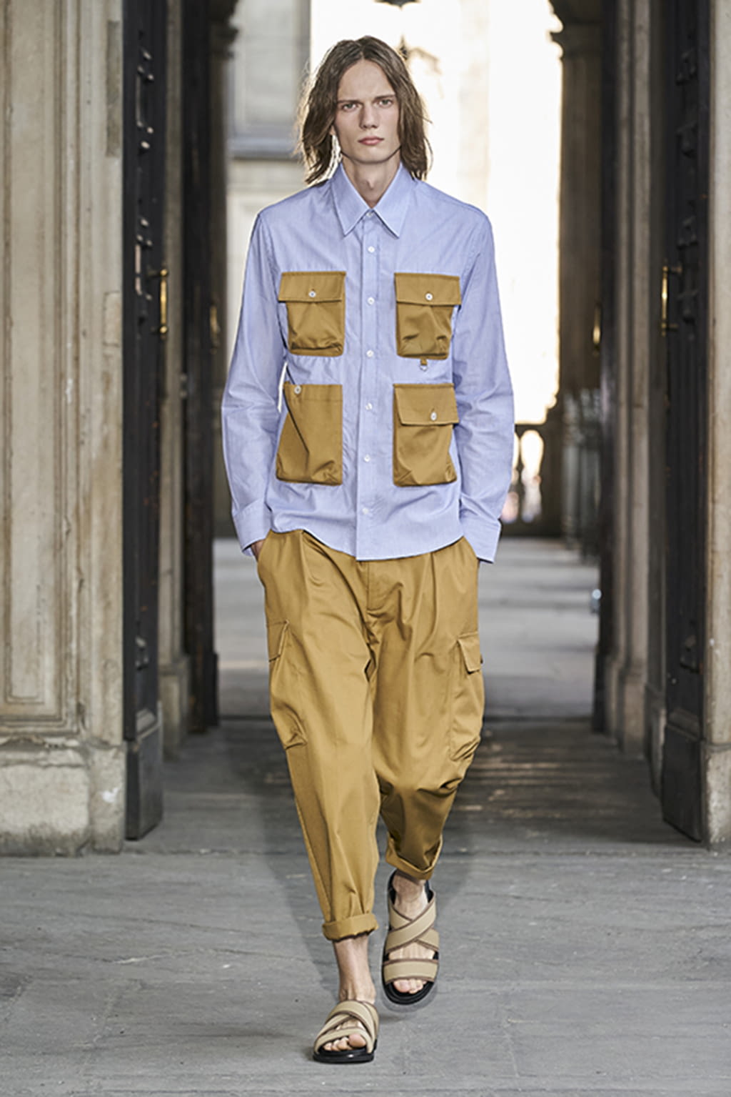 Fashion Week Milan Spring/Summer 2021 look 15 from the David Catalan collection menswear