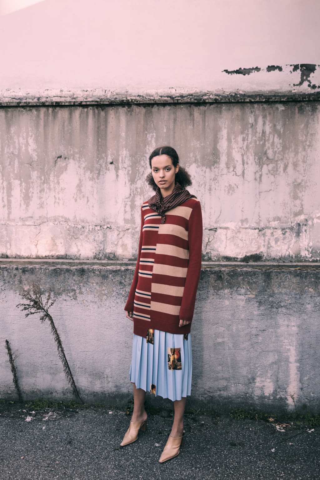 Fashion Week Milan Pre-Fall 2018 look 15 from the Au Jour Le Jour collection womenswear