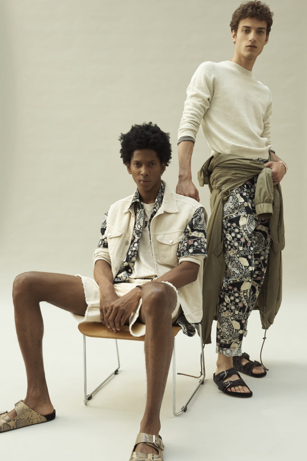 Fashion Week Paris Spring/Summer 2020 look 15 from the Isabel Marant collection 男装