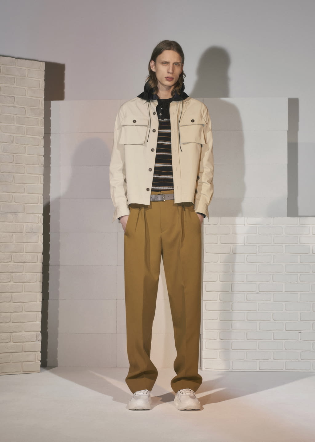 Fashion Week Paris Fall/Winter 2019 look 14 from the Maison Kitsuné collection 男装