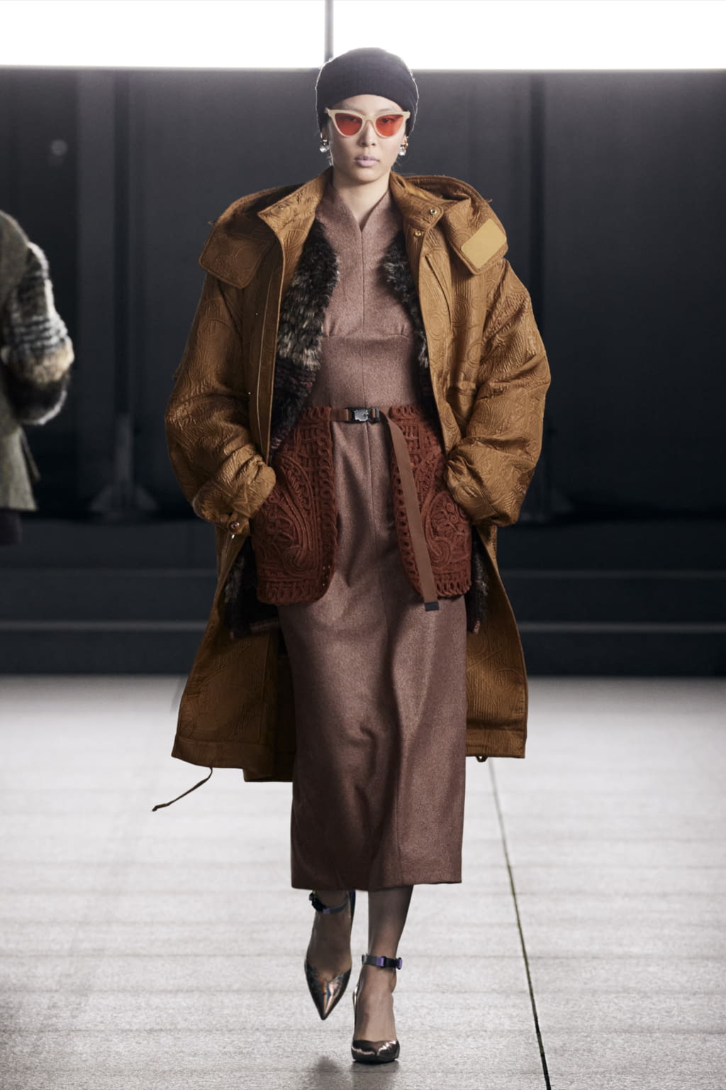 Fashion Week Paris Fall/Winter 2022 look 15 de la collection Mame Kurogouchi womenswear