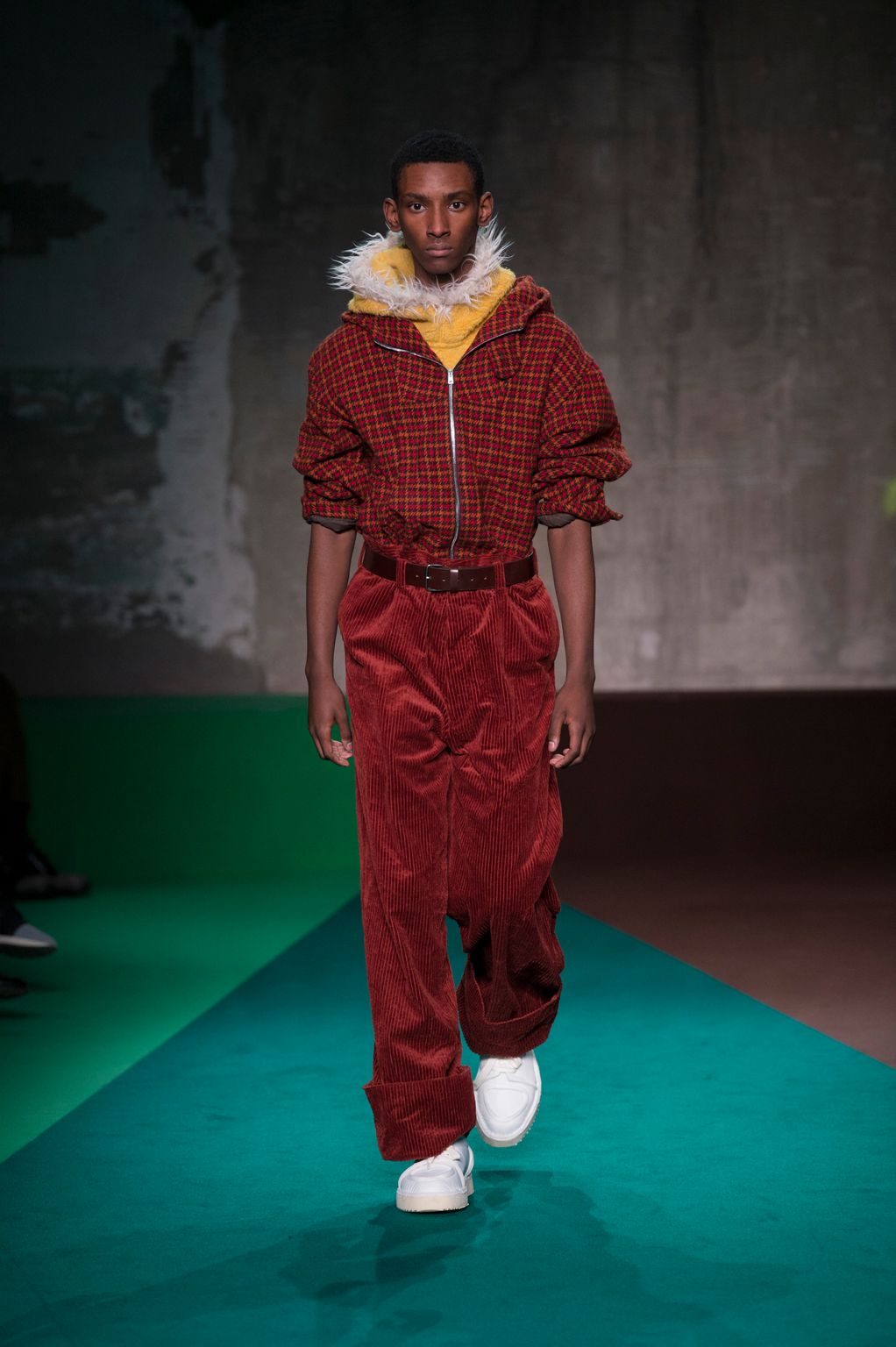 Fashion Week Milan Fall/Winter 2017 look 15 from the Marni collection 男装