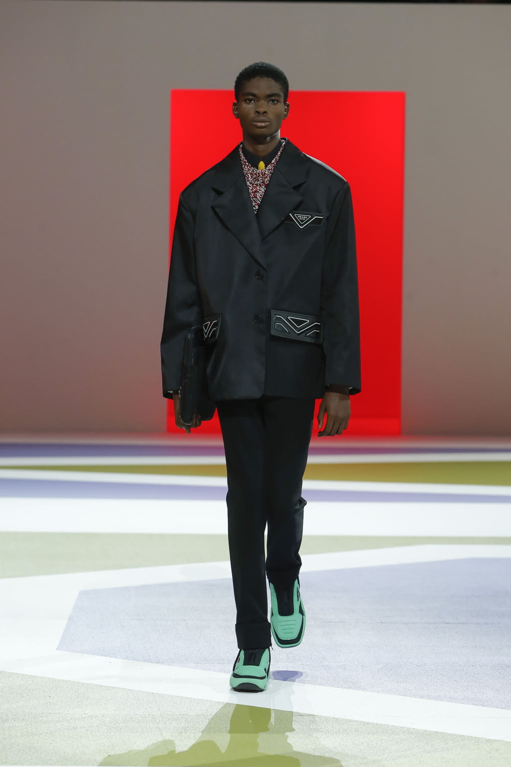 Fashion Week Milan Fall/Winter 2020 look 15 de la collection Prada menswear
