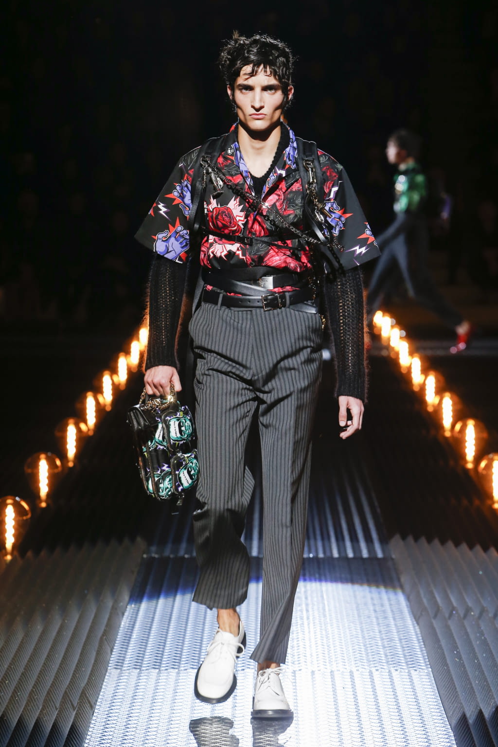 Fashion Week Milan Fall/Winter 2019 look 15 from the Prada collection 男装