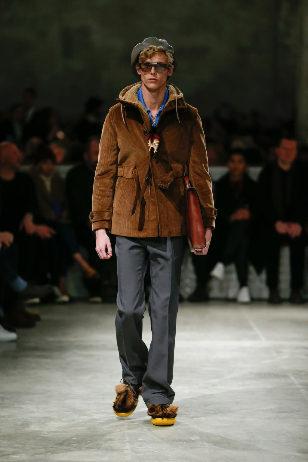 Fashion Week Milan Fall/Winter 2017 look 15 from the Prada collection 男装