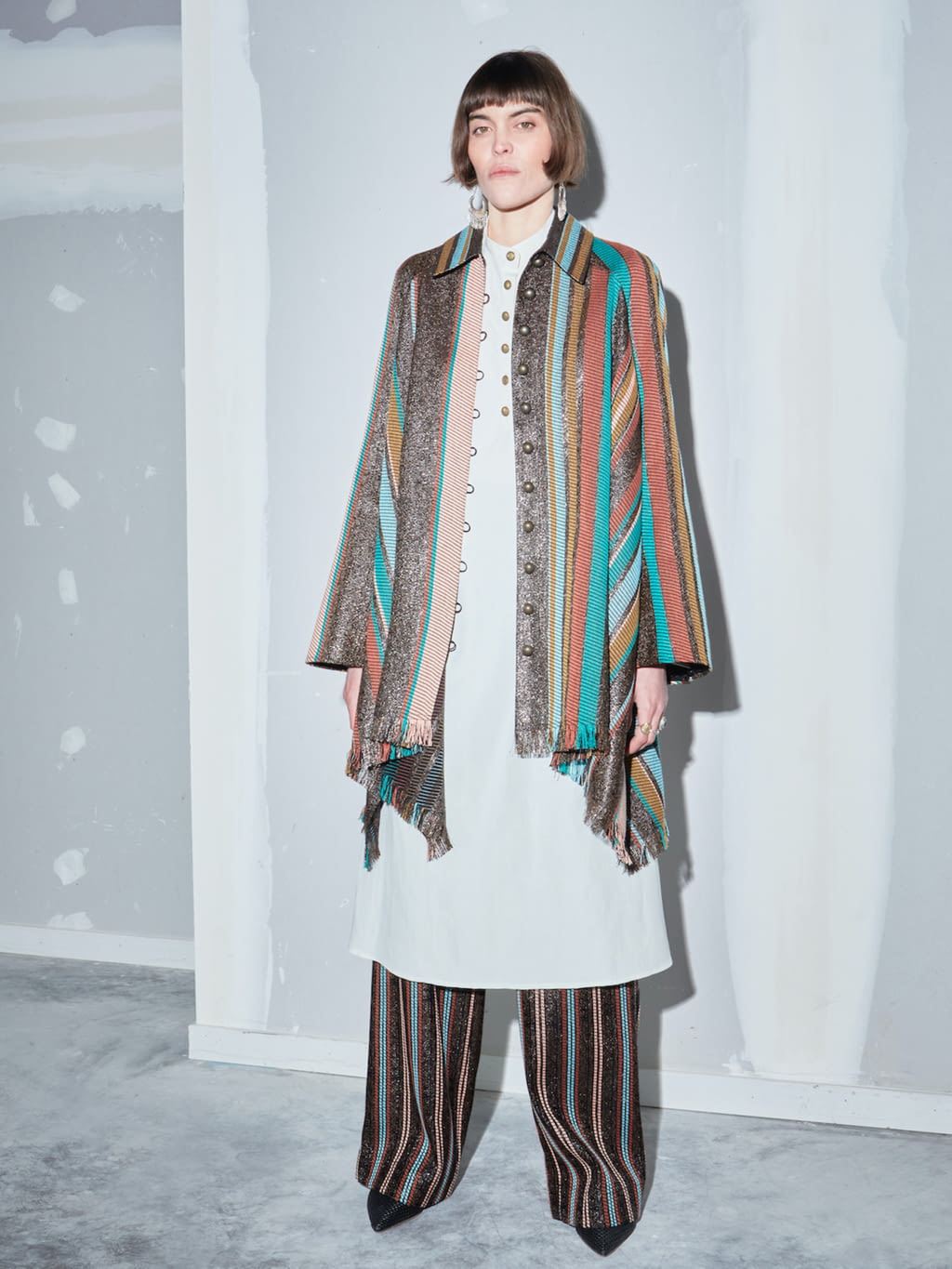 Fashion Week Paris Fall/Winter 2021 look 16 from the Benjamin Benmoyal collection womenswear