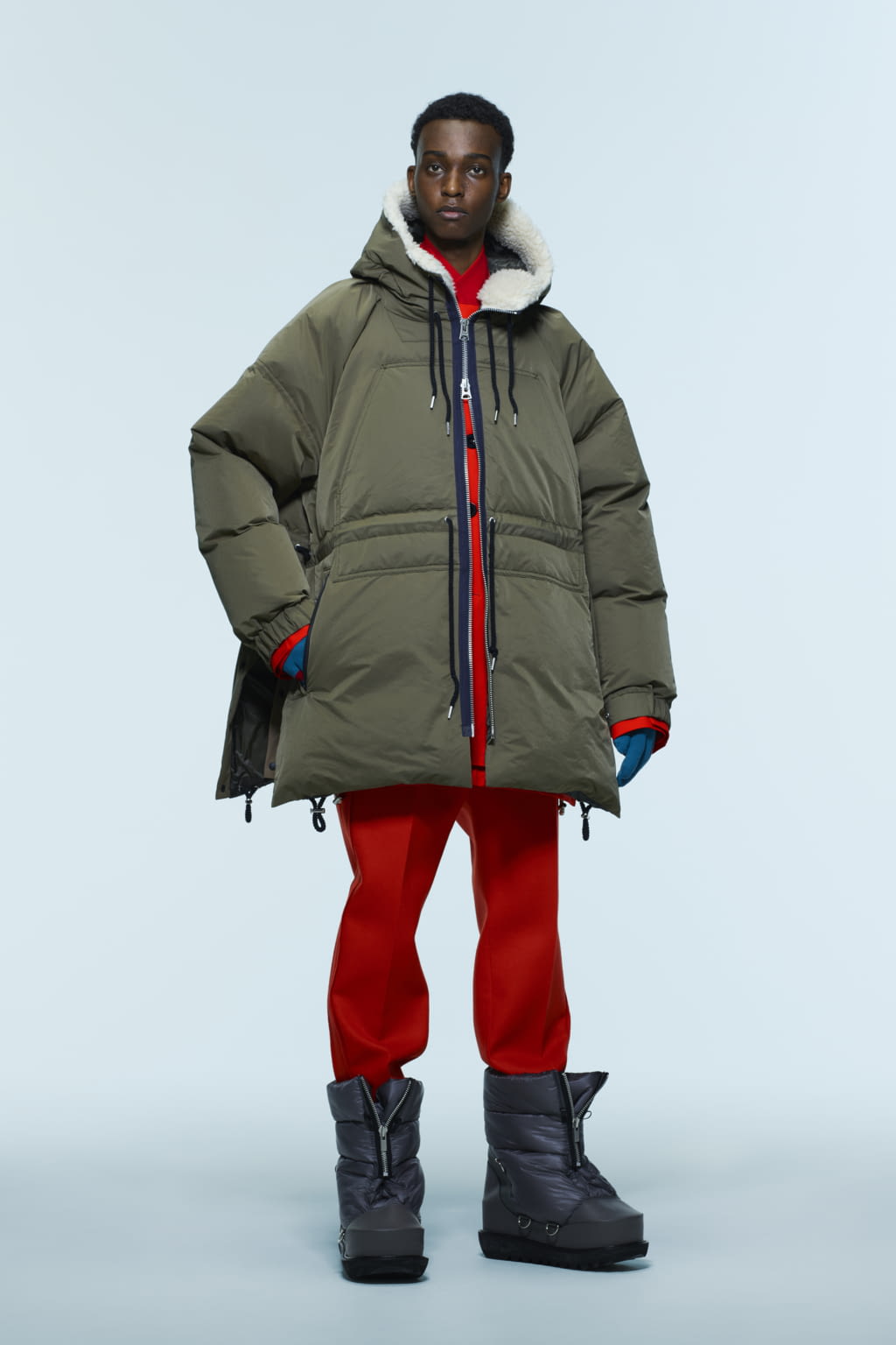 Fashion Week Paris Pre-Fall 2022 look 16 from the Sacai collection 男装