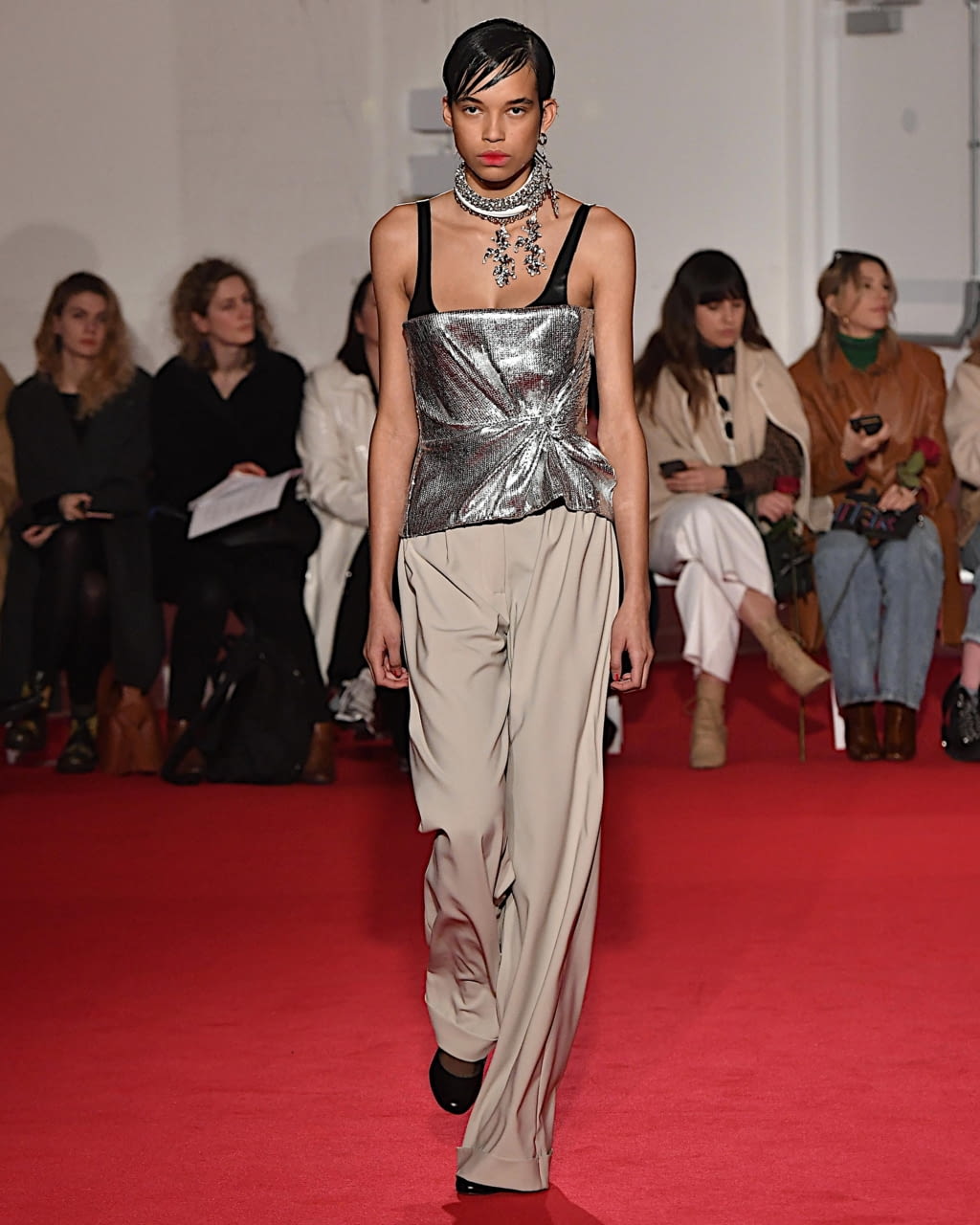 Fashion Week London Fall/Winter 2020 look 5 from the 16Arlington collection womenswear