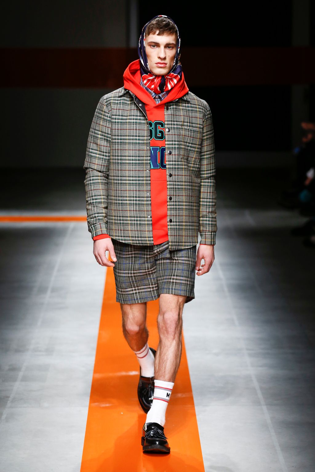 Fashion Week Milan Fall/Winter 2017 look 17 from the MSGM collection menswear