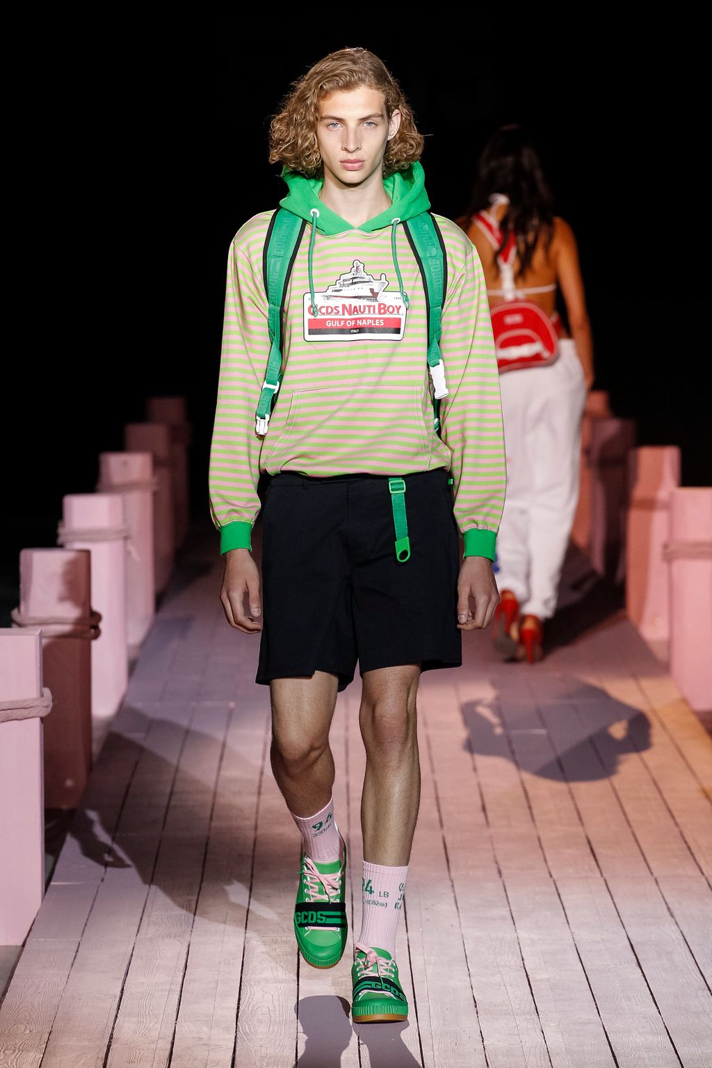 Fashion Week Milan Spring/Summer 2018 look 17 from the GCDS collection menswear