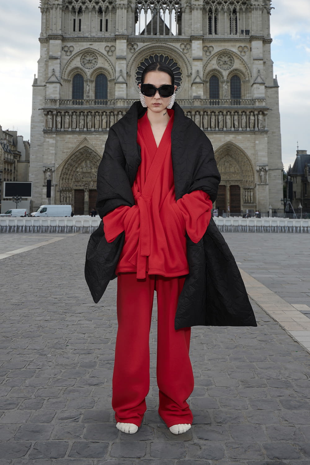 Fashion Week Paris Pre-Fall 2021 look 17 de la collection Balenciaga womenswear