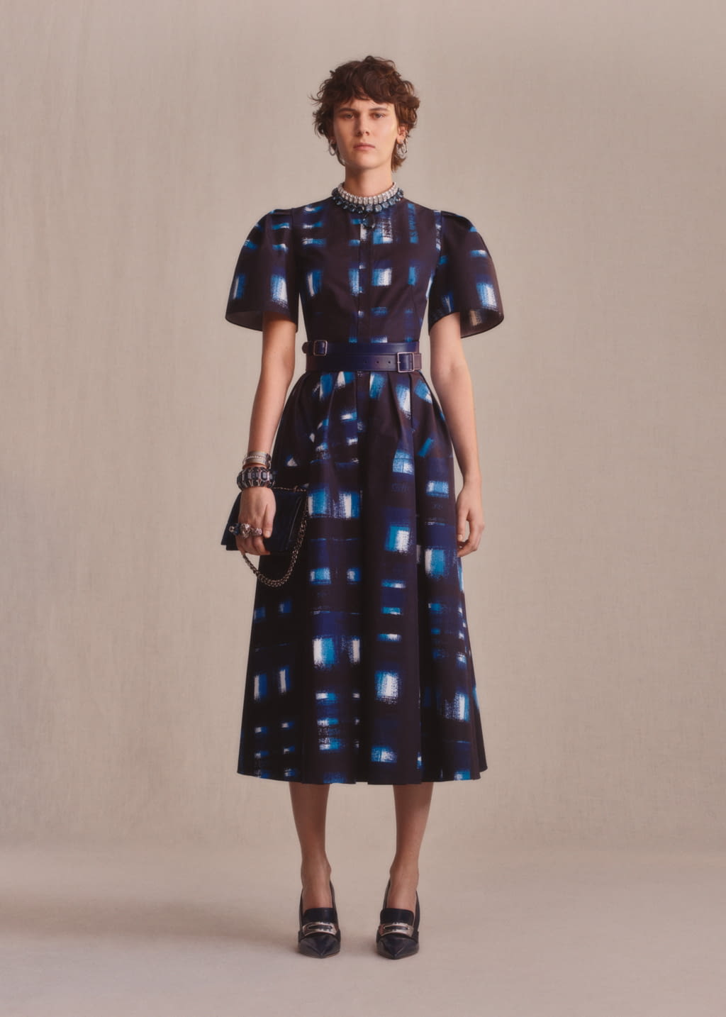 Fashion Week London Pre-Fall 2019 look 17 de la collection Alexander McQueen womenswear