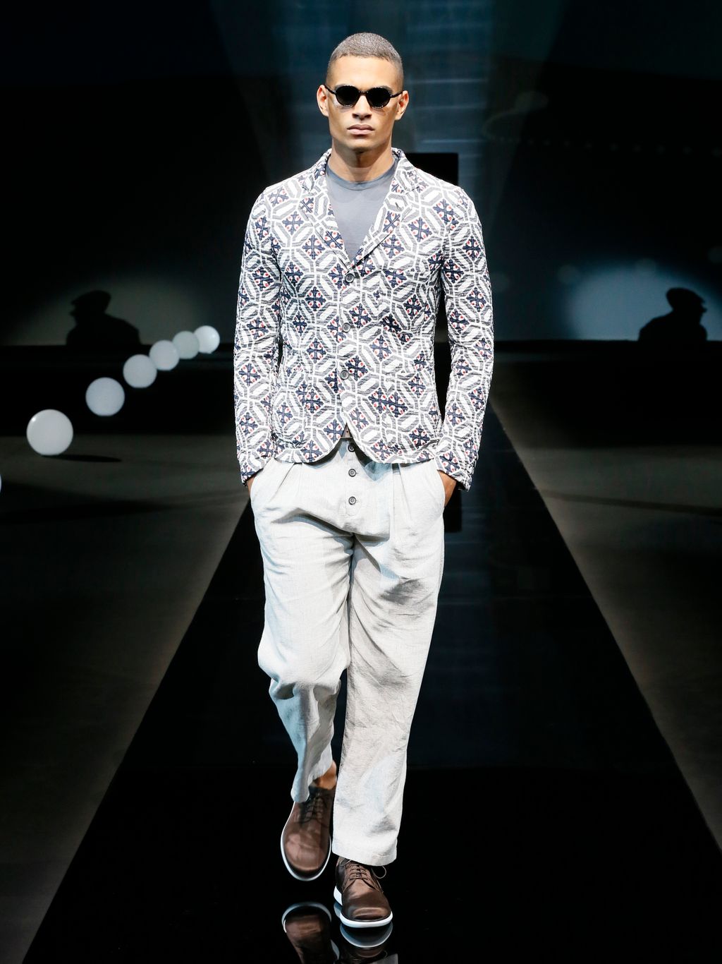 Fashion Week Milan Spring/Summer 2017 look 17 from the Giorgio Armani collection menswear