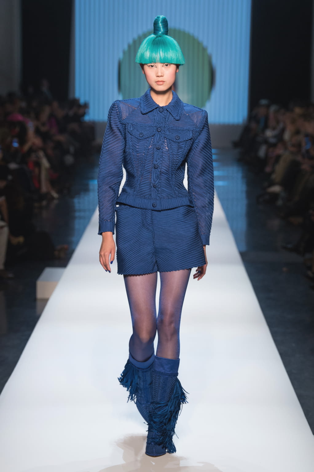 Fashion Week Paris Spring/Summer 2018 look 17 from the Jean Paul Gaultier collection couture