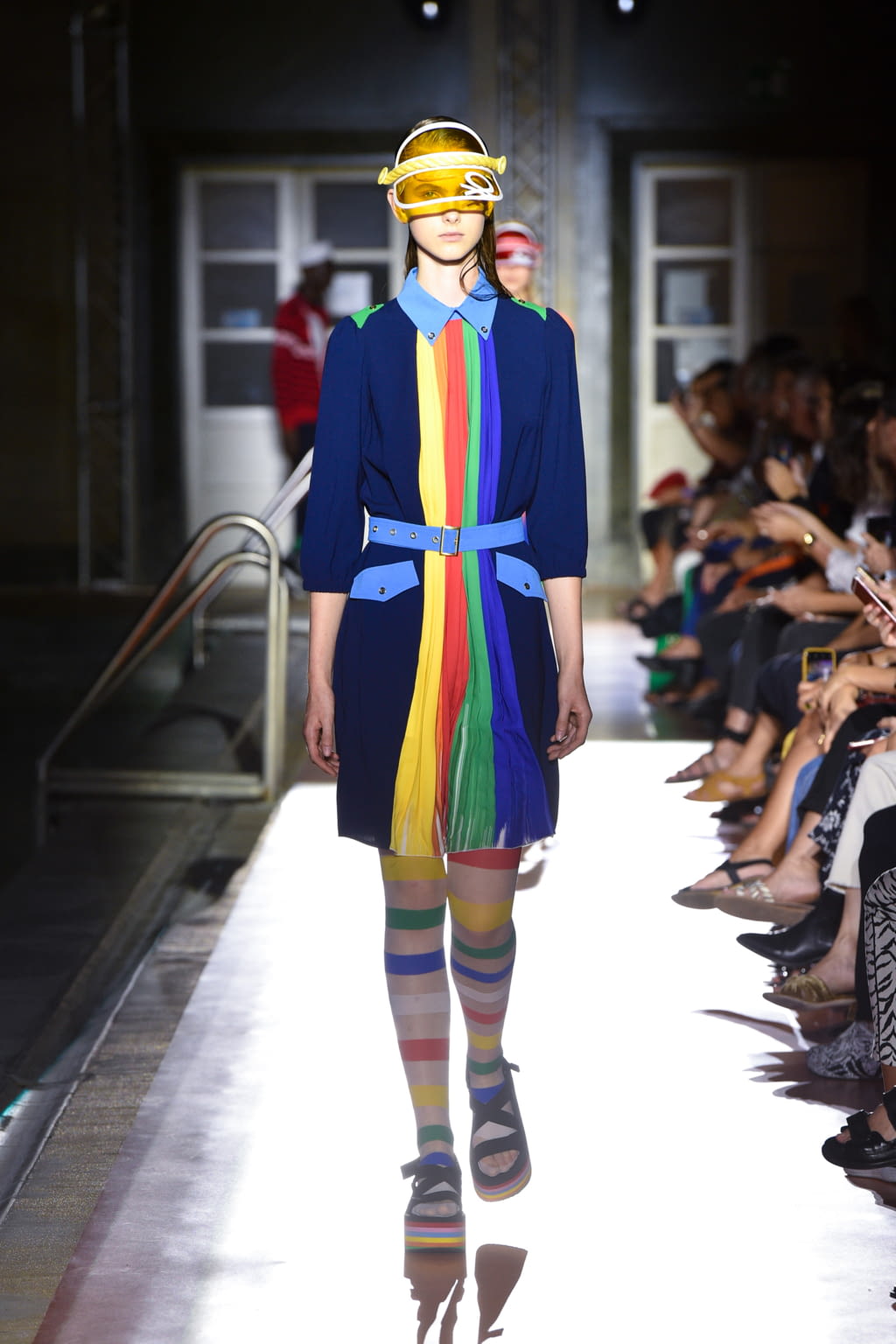 Fashion Week Milan Spring/Summer 2020 look 17 from the BENETTON x JEAN-CHARLES DE CASTELBAJAC collection 女装