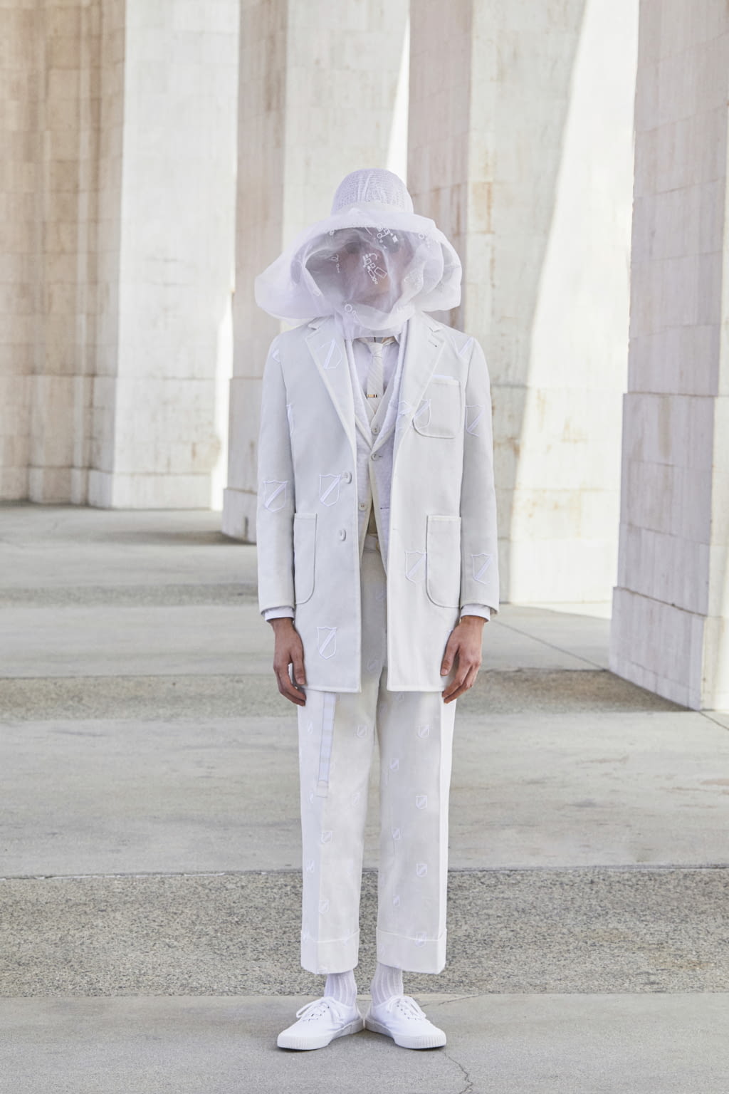 Fashion Week Paris Spring/Summer 2021 look 18 from the Thom Browne collection womenswear