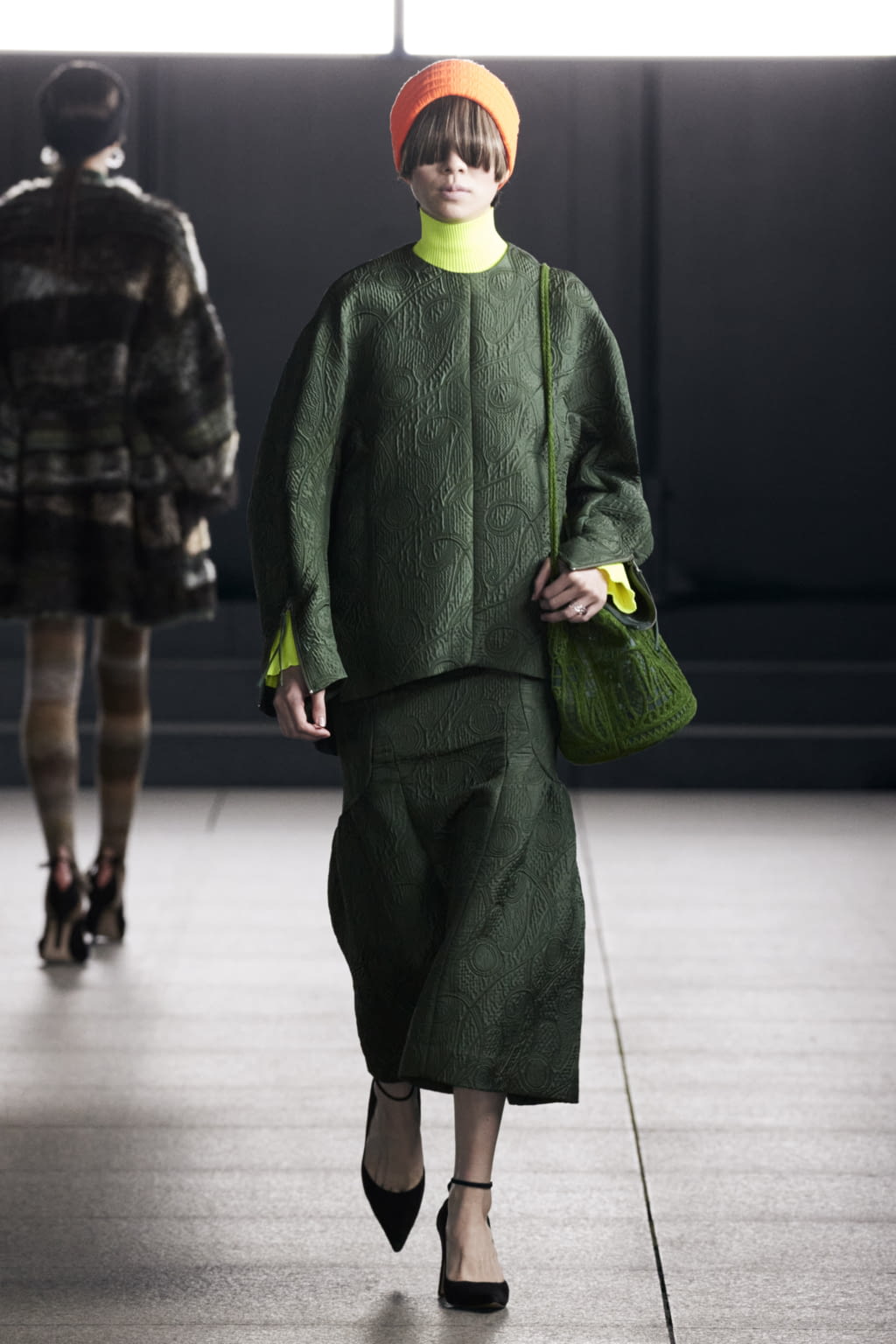 Fashion Week Paris Fall/Winter 2022 look 17 from the Mame Kurogouchi collection 女装