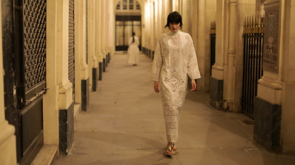 Fashion Week Paris Fall/Winter 2020 look 16 from the Christophe Josse collection 高级定制