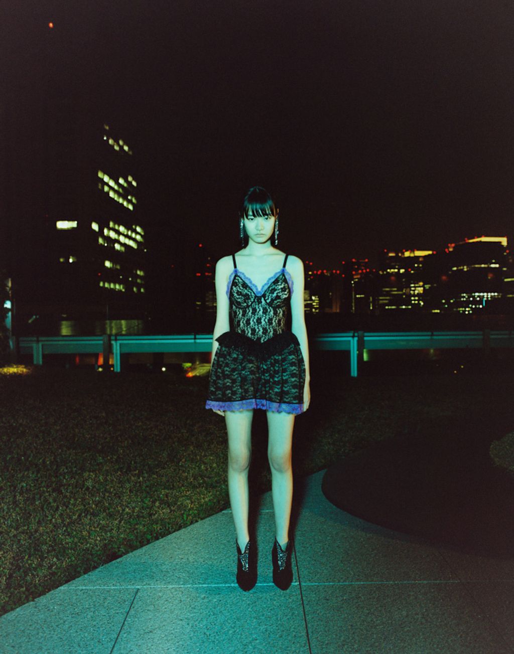 Fashion Week London Resort 2019 look 18 from the Christopher Kane collection womenswear