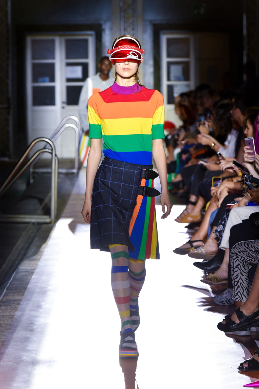 Fashion Week Milan Spring/Summer 2020 look 18 from the BENETTON x JEAN-CHARLES DE CASTELBAJAC collection 女装
