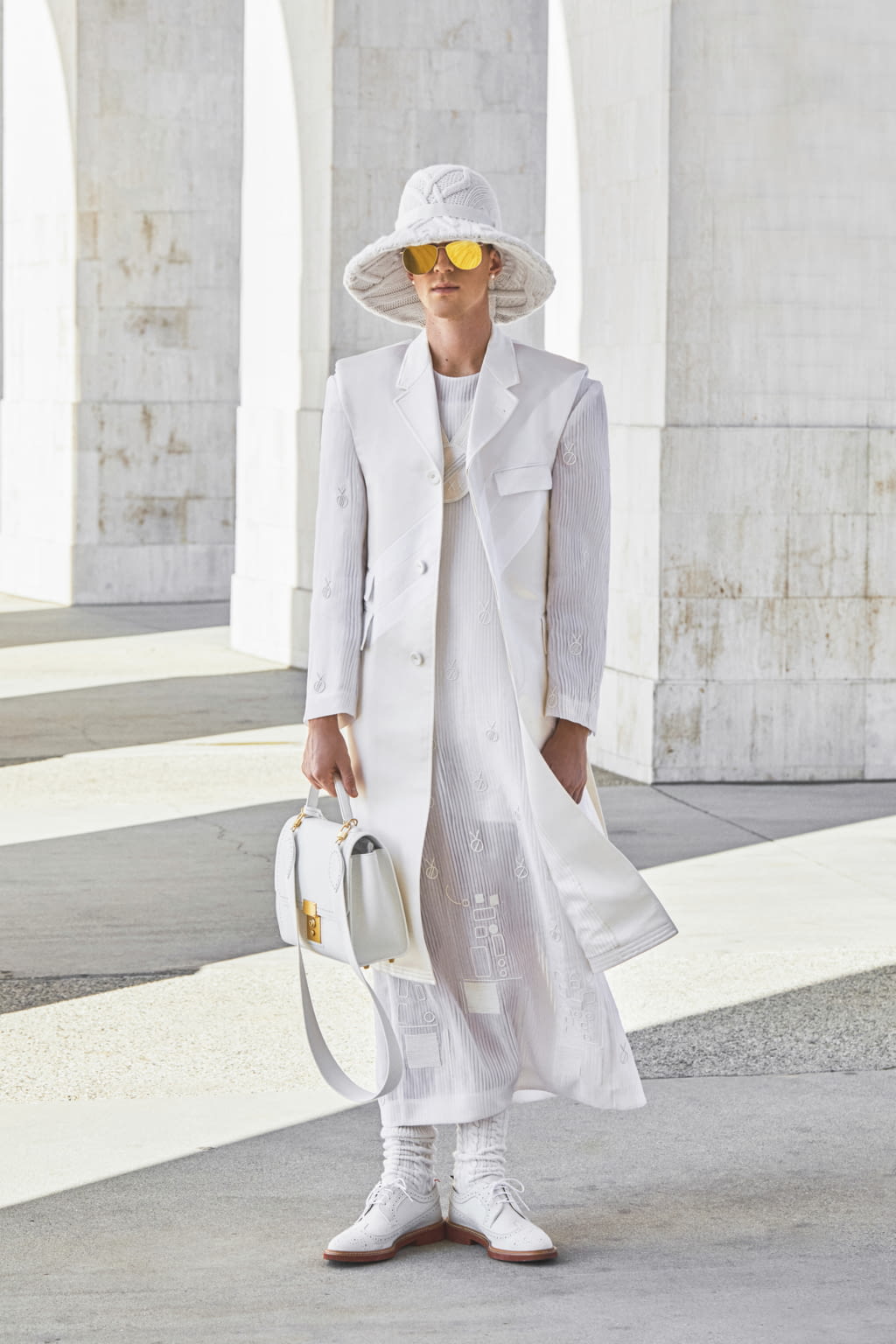 Fashion Week Paris Spring/Summer 2021 look 19 from the Thom Browne collection womenswear