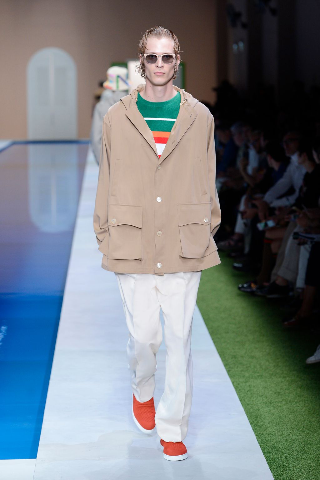 Fashion Week Milan Spring/Summer 2017 look 18 from the Fendi collection menswear