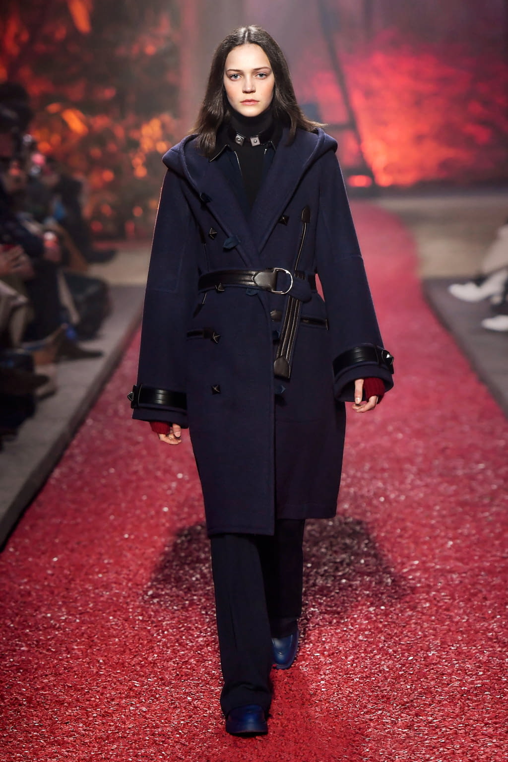 Fashion Week Paris Fall/Winter 2018 look 18 from the Hermès collection 女装