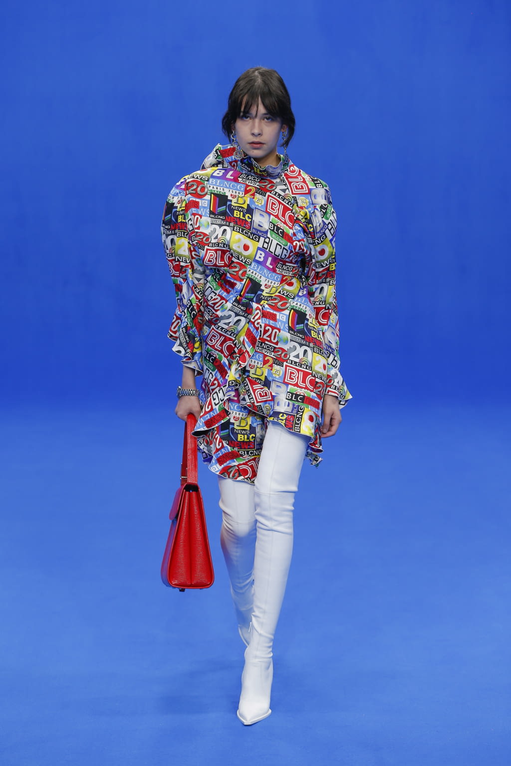Fashion Week Paris Spring/Summer 2020 look 19 from the Balenciaga collection womenswear