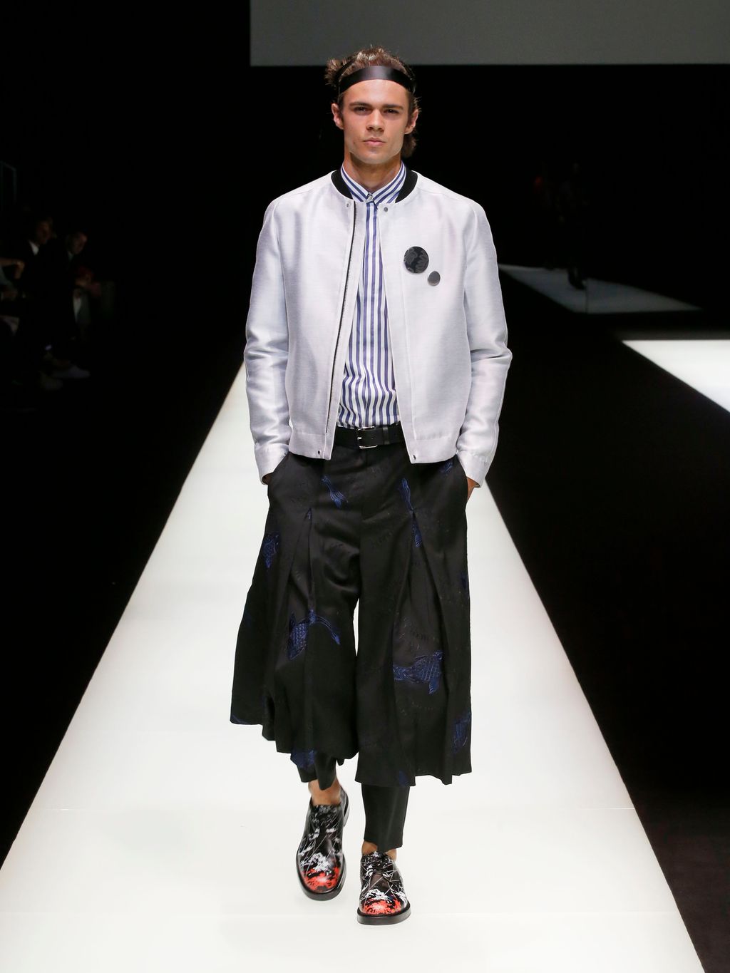 Fashion Week Milan Spring/Summer 2018 look 19 from the Emporio Armani collection menswear