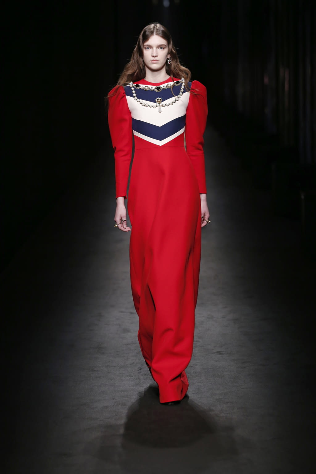 Fashion Week Milan Fall/Winter 2016 look 19 from the Gucci collection womenswear