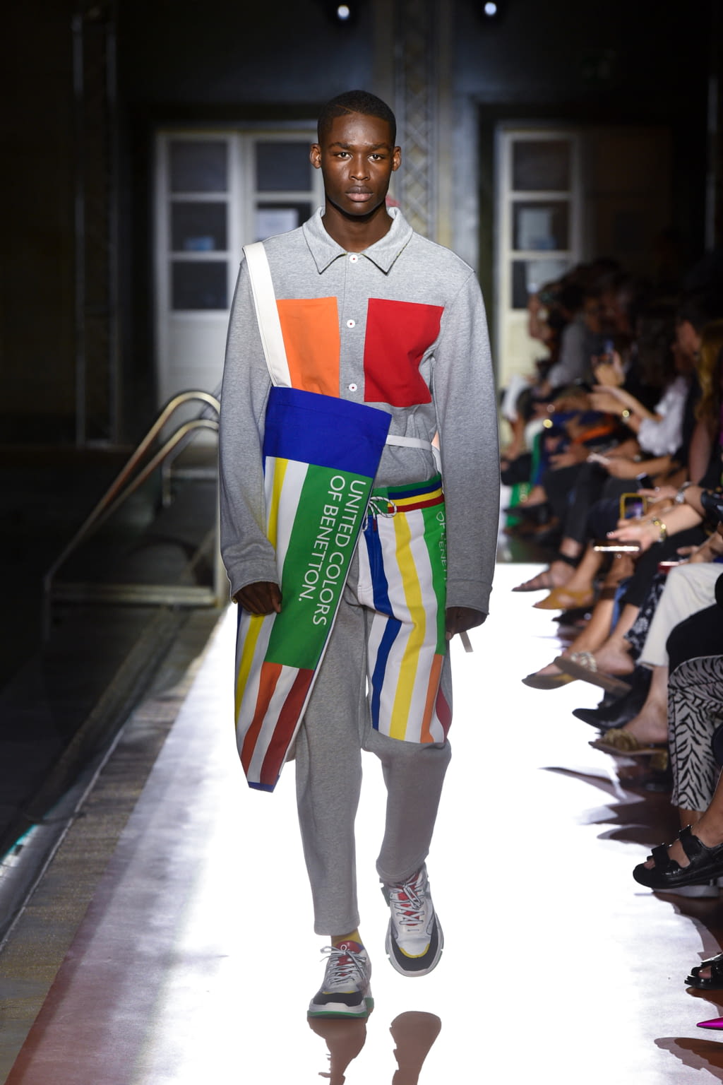 Fashion Week Milan Spring/Summer 2020 look 19 from the BENETTON x JEAN-CHARLES DE CASTELBAJAC collection 女装