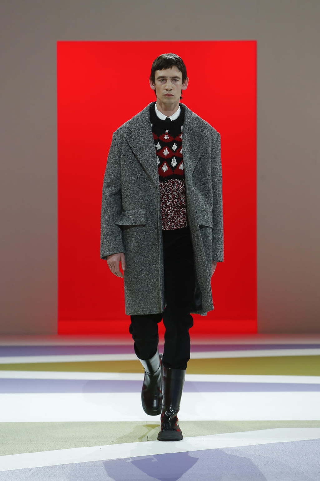 Fashion Week Milan Fall/Winter 2020 look 19 from the Prada collection 男装