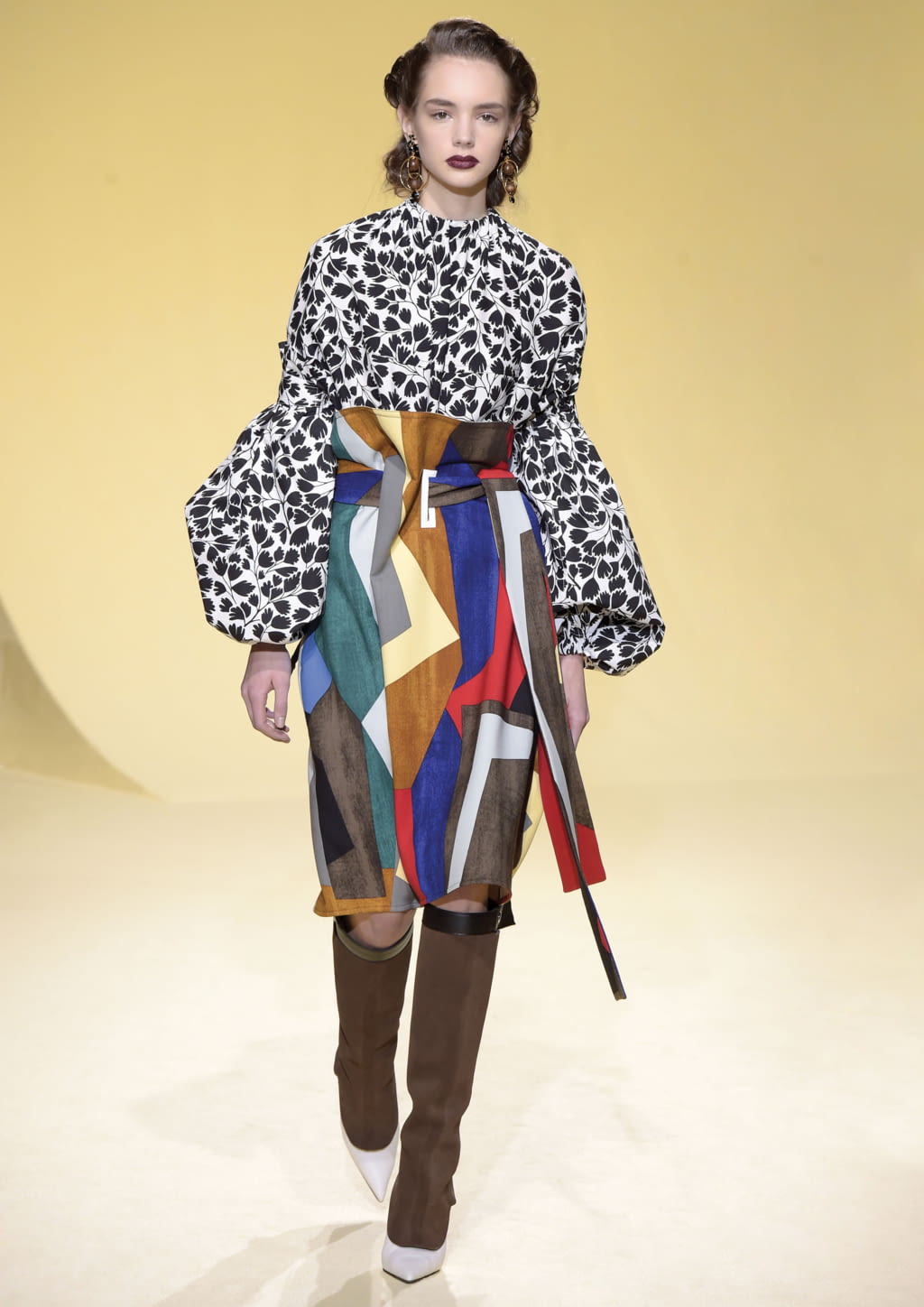 Fashion Week Milan Fall/Winter 2016 look 19 from the Marni collection 女装