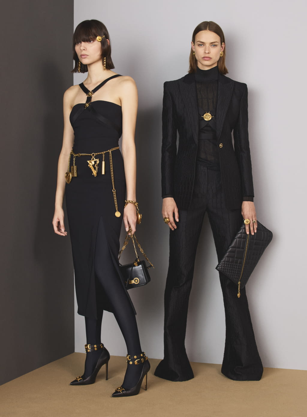 Fashion Week Milan Pre-Fall 2018 look 19 from the Versace collection 女装