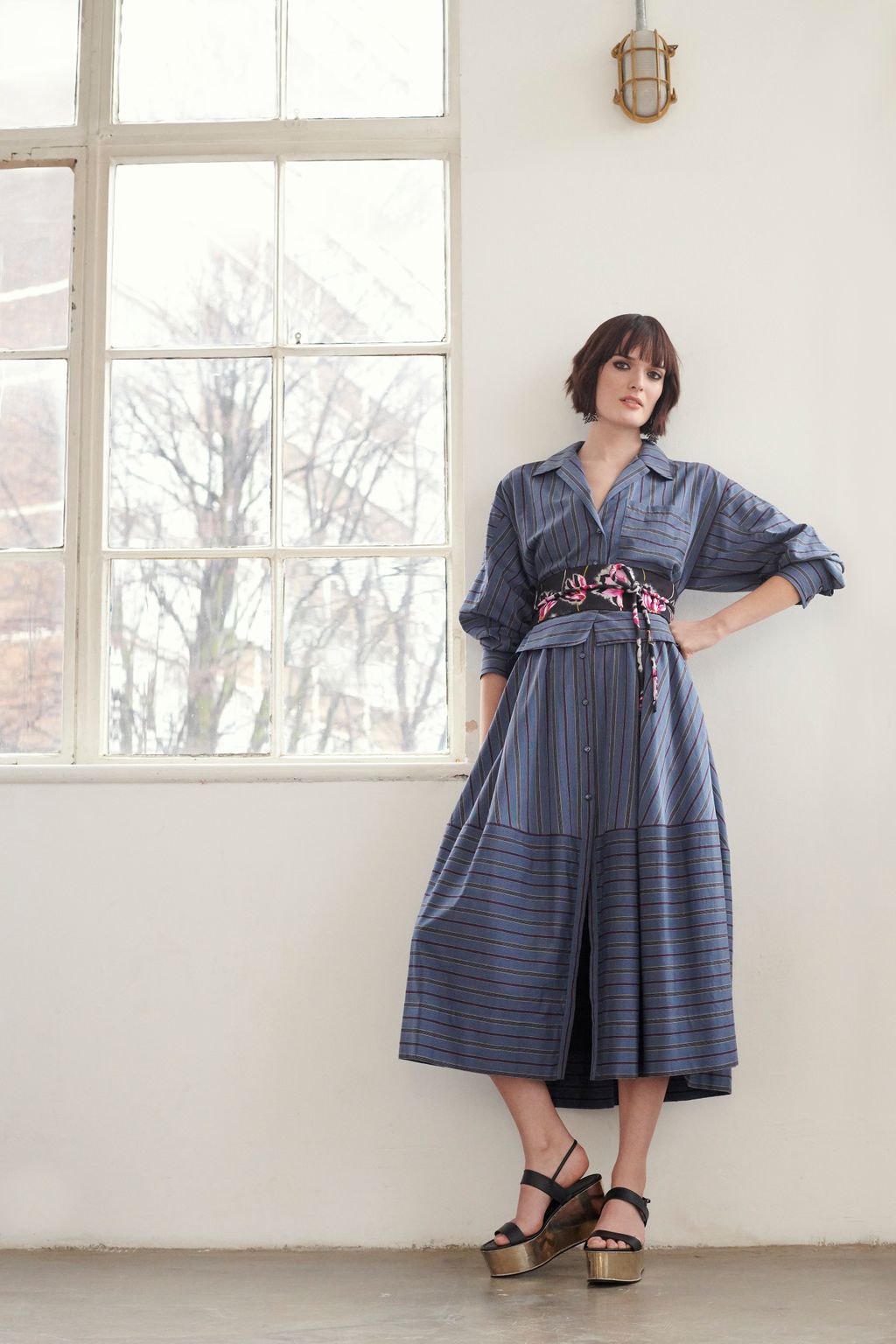 Fashion Week London Pre-Fall 2019 look 25 from the Temperley London collection womenswear