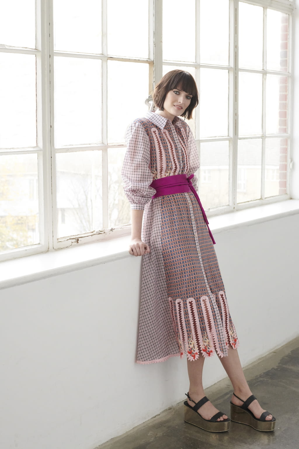 Fashion Week London Pre-Fall 2019 look 6 from the Temperley London collection womenswear